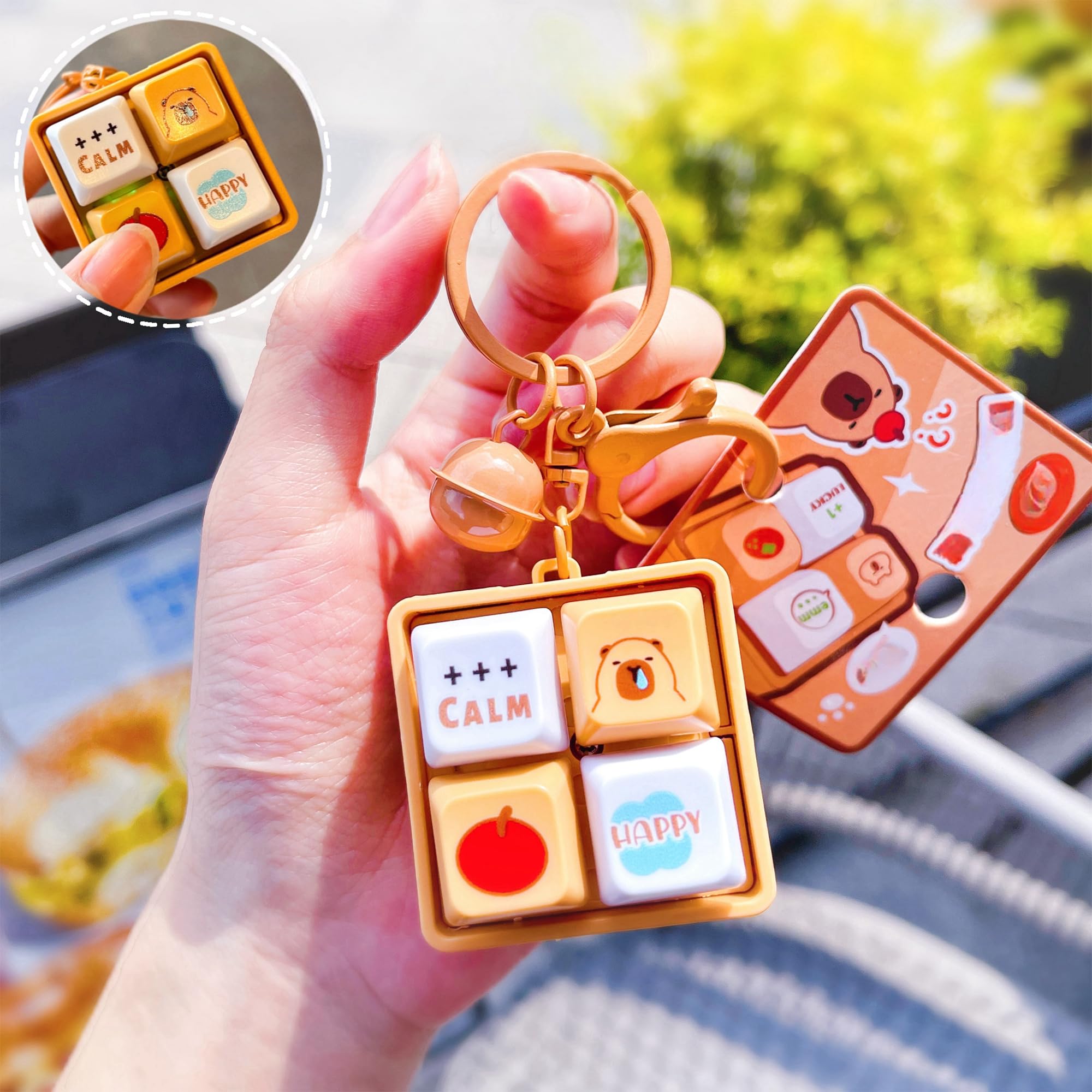 Amazon.co.jp: SJWOW カピバラキーボードフィジェットトイ フィンガー